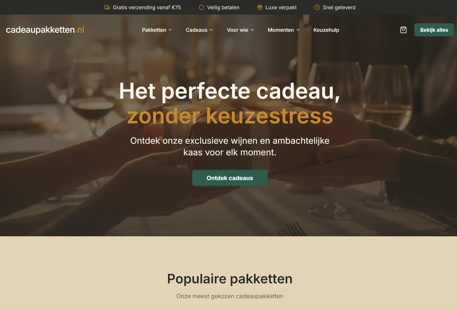 Cadeaupakketten.nl
