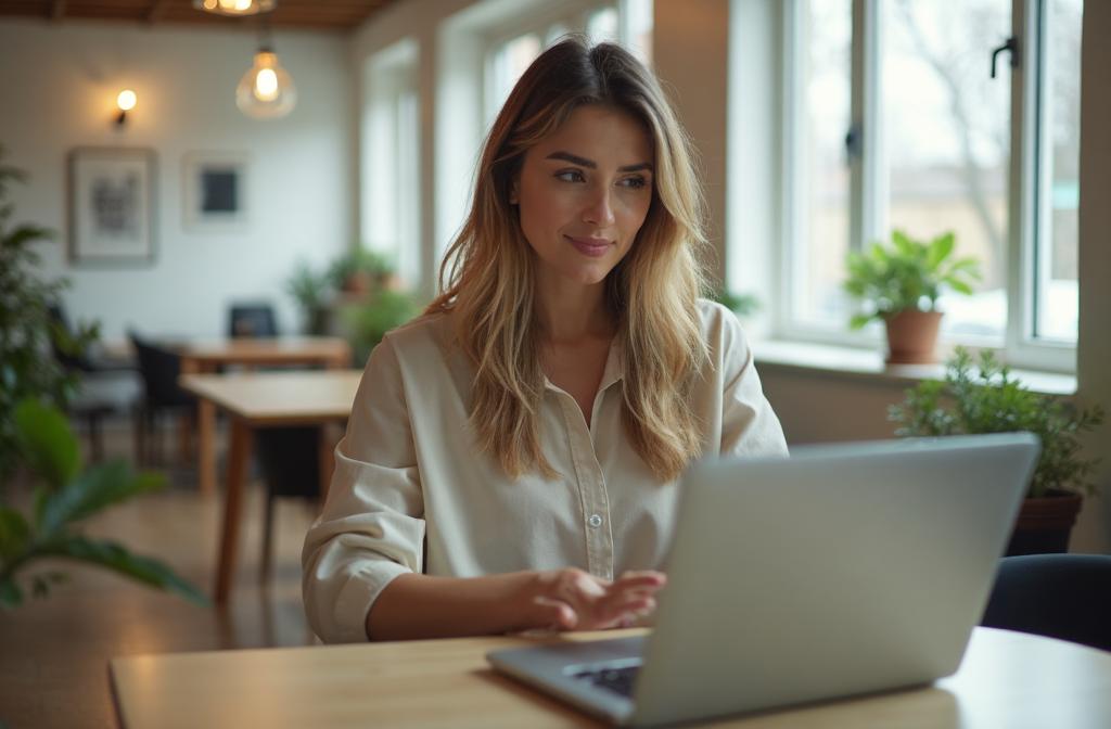 Ondernemer aan het werk