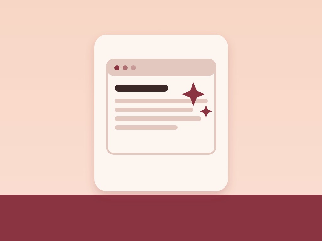 Extended website with content engine